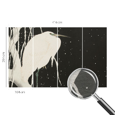 Papier peint photographique salon Zimný vták