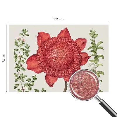 Papier peint photo imprimé sur tissu non tissé élégance florale