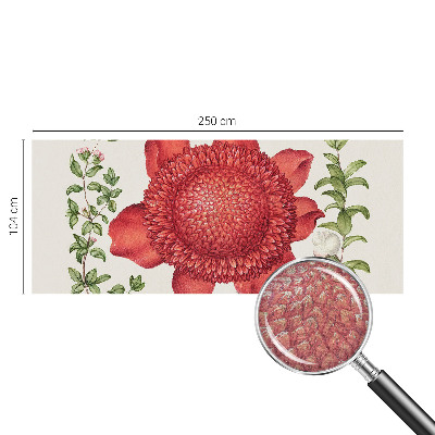 Papier peint photographique avec un motif floral élégant