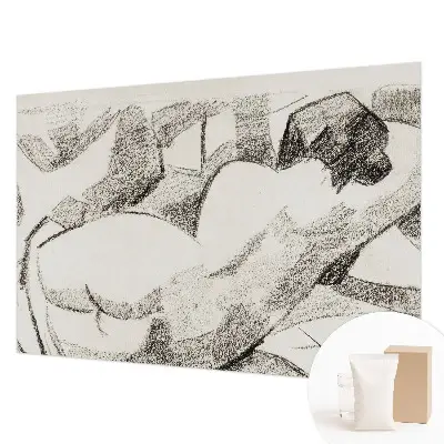 Papier peint photo grand format pour le mur Une figure allongée