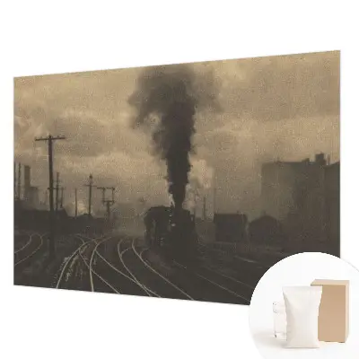 Papier peint intissé imprimé paysage industriel