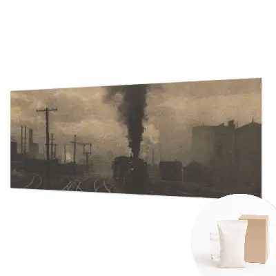 Papier peint intissé imprimé paysage industriel
