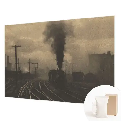 Papier peint intissé imprimé paysage industriel