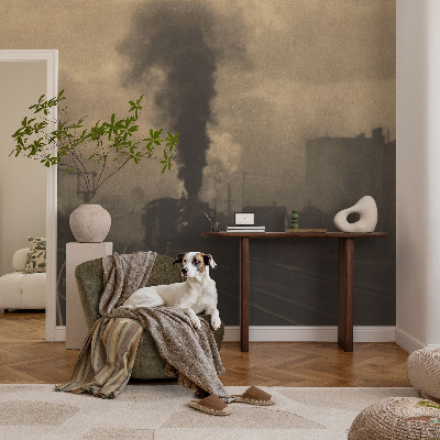 Papier peint panoramique Priemyselná krajina