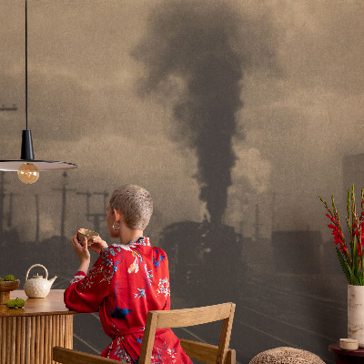 Papier peint panoramique Priemyselná krajina