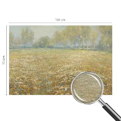 Papier peint chambre moderne à motif « Kvitnúce pole »