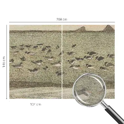 Papier peint photo grand format pour le mur La paix des oiseaux