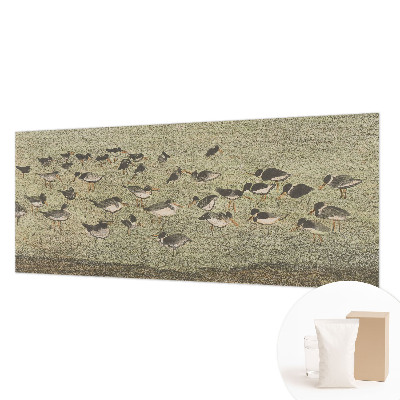 Tapisserie panoramique avec motif de chambre d'oiseaux