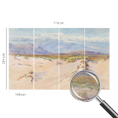 Papier peint panoramique chambre adulte Púštna krajina