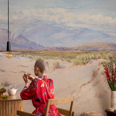 Papier peint panoramique chambre adulte Púštna krajina