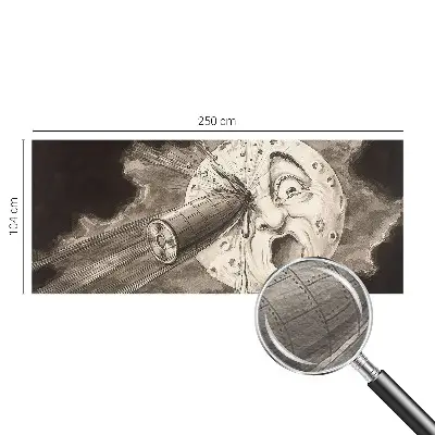 Papier peint photo grand format pour le mur collision cosmique