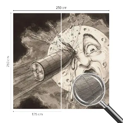 Papier peint photo grand format pour le mur collision cosmique