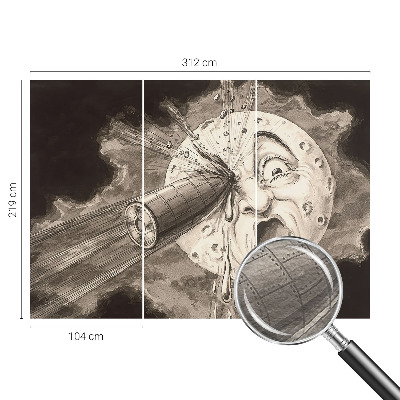 Papier peint panoramique tendance Kozmická zrážka