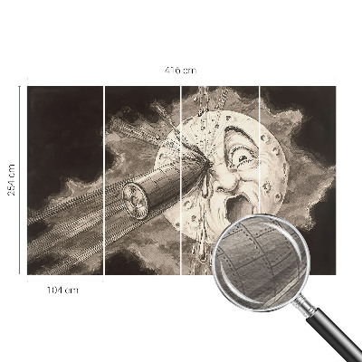 Papier peint panoramique tendance Kozmická zrážka