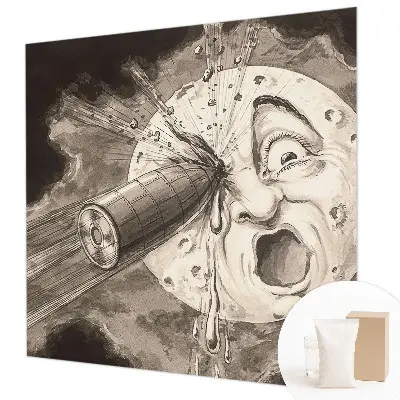 Papier peint photo grand format pour le mur collision cosmique