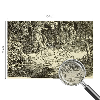 Papier peint panoramique haut de gamme Magický kruh