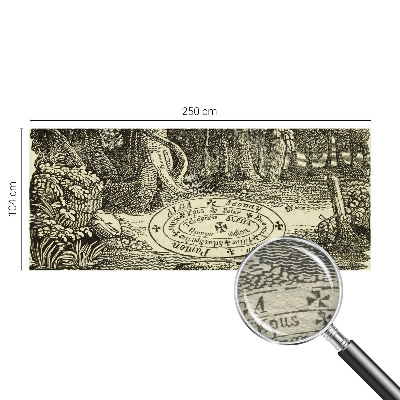 Papier peint panoramique haut de gamme Magický kruh