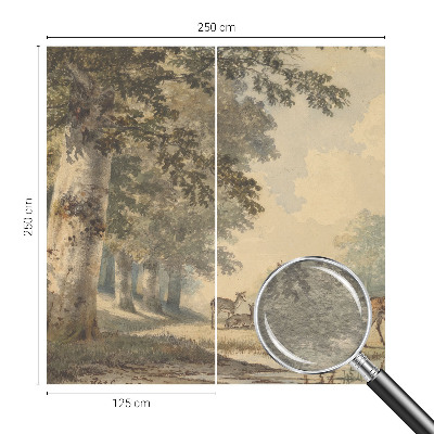 Papier peint panoramique facile à poser Lesný pokoj