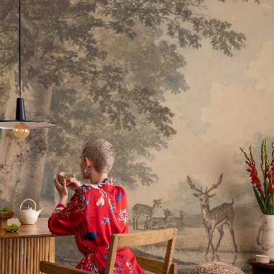 Papier peint panoramique facile à poser Lesný pokoj