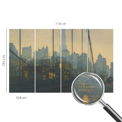 Papier peint photographique salon Večerná panoráma