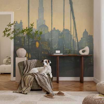 Papier peint photographique salon Večerná panoráma