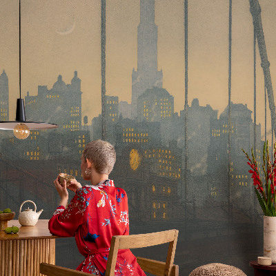 Papier peint photographique salon Večerná panoráma