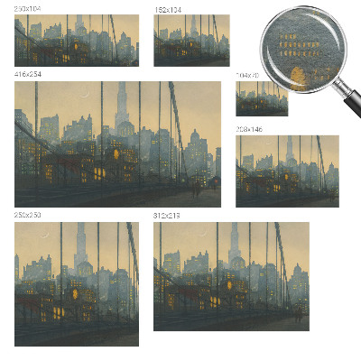 Papier peint photographique salon Večerná panoráma