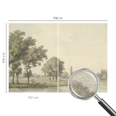 Papier peint photo avec le motif 
