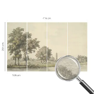 Papier peint photo avec le motif 