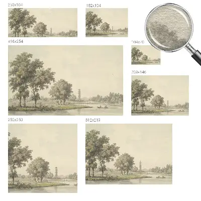 Papier peint photo avec le motif 