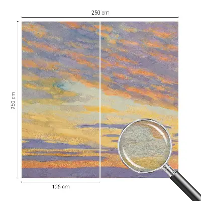 Papier peint photographique sur tissu non tissé Ciel pastel