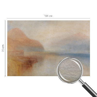 Papier peint photo intissé avec un motif de paysage éthéré
