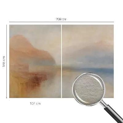Papier peint intissé imprimé paysage éthéré