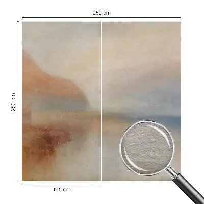 Papier peint intissé imprimé paysage éthéré
