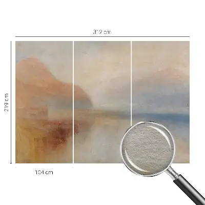 Papier peint intissé imprimé paysage éthéré