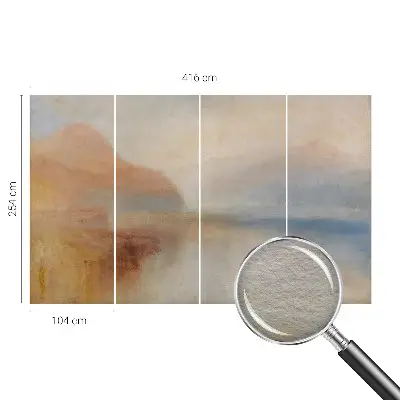 Papier peint intissé imprimé paysage éthéré