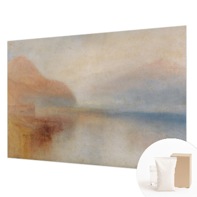 Papier peint photo intissé avec un motif de paysage éthéré