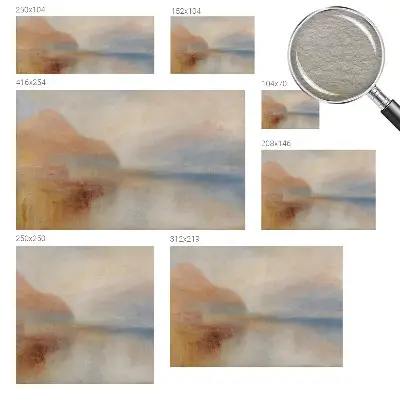 Papier peint intissé imprimé paysage éthéré