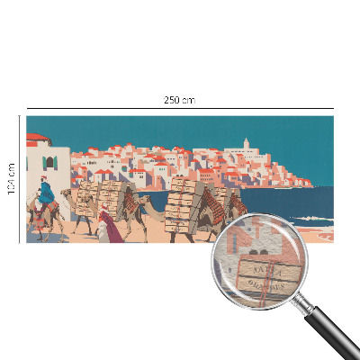 Papier peint photographique avec le motif « Caravane de chameaux »