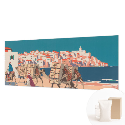 Papier peint photographique avec le motif « Caravane de chameaux »