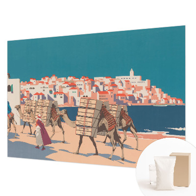 Papier peint photographique avec le motif « Caravane de chameaux »
