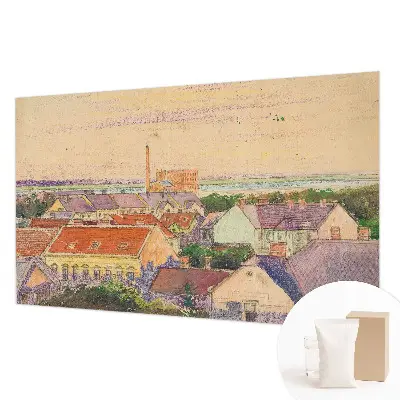 Papier peint photo grand format pour le mur Toits urbains