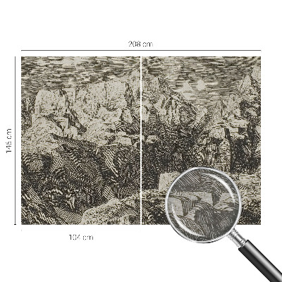 Tapisserie murale Horská scenéria