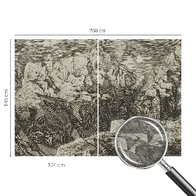 Papier peint photographique intissé paysages de montagne