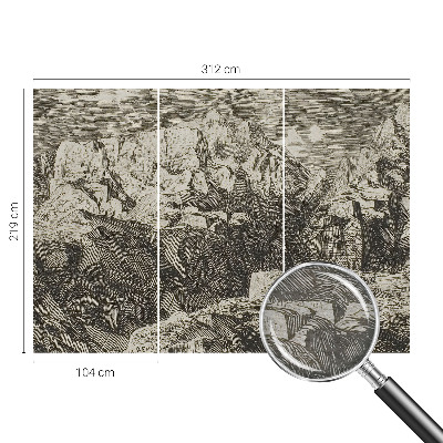 Tapisserie murale Horská scenéria