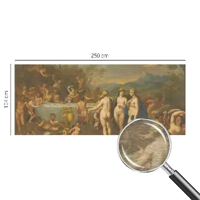 Décoration murale panoramique intissé avec le motif « Staroveká hostina »
