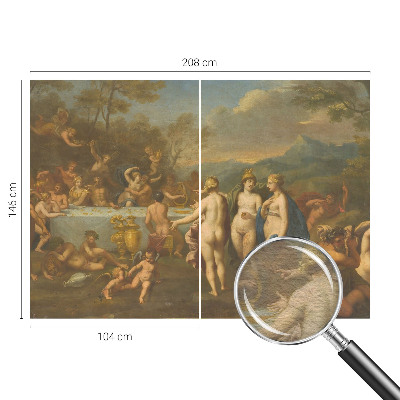 Décoration murale panoramique intissé Staroveká hostina