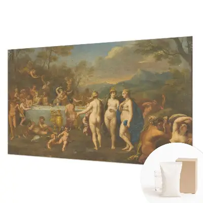 Décoration murale panoramique intissé avec le motif « Staroveká hostina »