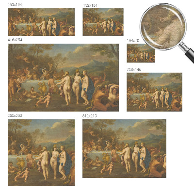 Décoration murale panoramique intissé Staroveká hostina