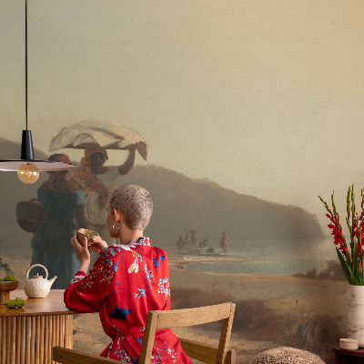 Papier peint chambre moderne Prechádzka pri mori